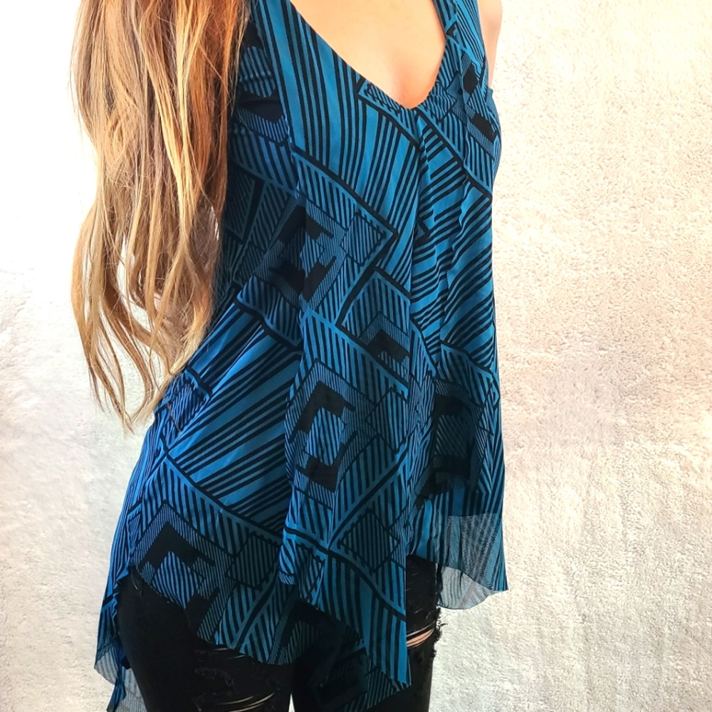 Le Chateau Asymmetrical Tank Top